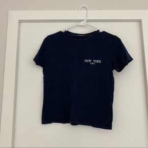 Brandy Melville New York USA Cropped T-Shirt